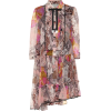 COACH Floral asymmetric silk dress - Obleke - 
