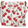 COACH Kitt Cherry-Print Leather bag - Почтовая cумки - 