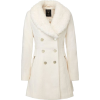 COAT WITH FAUX FUR COLLAR - Jacket - coats - 