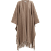 CO Fringed cashmere shawl - オーバーオール - 