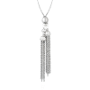 COLOMBIAN EMMERALDS silver necklace - Necklaces - 