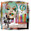 COLORFUL FACE BACK BY ME - Фоны - 