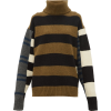 COLVILLE Roll-neck striped wool sweater - Jerseys - 