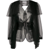 COMME DES GARÇONS black sheer jacket - Jacket - coats - 