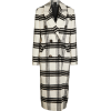 CREAM CHECK COAT - Jacket - coats - £110.00  ~ $144.73