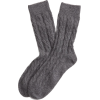 Cable-Knit Socks for Women - Ostalo - 