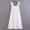 Cake tiered swing skirt strap dress - Haljine - $39.99  ~ 254,04kn