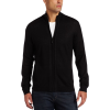Calvin Klein Sportswear Men's Long Sleeve Full Zip Mock Merino Sweater Black - Cardigan - $55.99 
