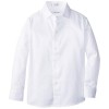 Calvin Klein Boys' Long Sleeve Sateen Dress Shirt - 半袖シャツ・ブラウス - $16.92  ~ ¥1,904