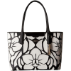 Calvin Klein Saffiano Tote (Black/White - Hand bag - 