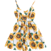 Cami Smocked Floral Mini Dress  - スカート - 