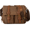 Canvas Leather Bag - Messenger bags - $43.99 