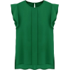 Cap Sleeve - 半袖衫/女式衬衫 - 