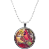 Cardinal Red Bird Pendant Necklace - Collares - 