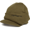Carhartt Men's Knit Hat With Visor Army Green - Kape - $9.99  ~ 8.58€