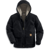 Carhartt Men's Sherpa Lined Sandstone Jackson Coat Black - Jacken und Mäntel - $116.95  ~ 100.45€