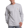 Carhartt Men's Workwear Henley Shirt Heather Gray - Long sleeves t-shirts - $18.71 