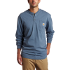 Carhartt Men's Workwear Henley Shirt Mineral Blue - Long sleeves t-shirts - $18.71  ~ £14.22