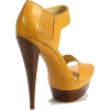 Carmel Shoe with Brown Heel - Classic shoes & Pumps - 