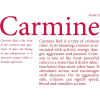 Carmine - Texts - 