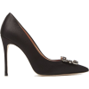 Carolina Herrera SATIN PUMPS WITH JEWEL - Klasični čevlji - 