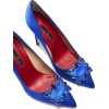 Carolina Herrera SATIN PUMPS WITH JEWEL - Classic shoes & Pumps - 