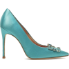 Carolina Herrera SATIN PUMPS WITH JEWEL - 经典鞋 - 