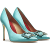 Carolina Herrera SATIN PUMPS WITH JEWEL - Klasyczne buty - 