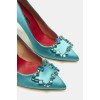 Carolina Herrera SATIN PUMPS WITH JEWEL - Klasične cipele - 