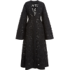 Carolina Herrera Wool Eyelet A-Line Coat - Jaquetas e casacos - 
