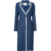 Carolina Herrera contrast lapel coat - Jakne in plašči - 