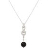 Cartier Diamond Onyx Agrafe necklace - Naszyjniki - 