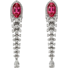 Cartier Ruby Earrings - Uhani - 