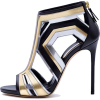 Casadei - Silver and gold heels - 经典鞋 - 