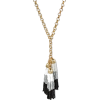 Cascading Beaded Tassel Necklace - Ogrlice - $16.99  ~ 14.59€