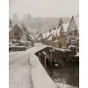 Castle combe Wiltshire UK in snow - Gebäude - 