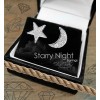 Celestial Moon & Star Diamond Stud Earni - My photos - 