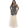 Champagne evening gown (PZAZ Dresses) - モデル - 