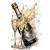 Champagne Glasses - Иллюстрации - 