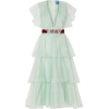 Chandelier silk dress by MacGraw - Obleke - 