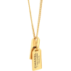 Chanel CC Dog Tag Pendant Necklace Metal - Necklaces - 