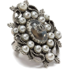Chanel Pearl Anthracite Ring - Aneis - £650.00  ~ 734.56€