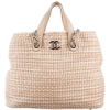 Chanel Straw Shopping Tote - Carteras - 