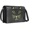 Charlotte Olympia Black Feline Grained L - Hand bag - 