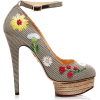 Charlotte Olympia gingham sandals - Platforms - 