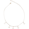Charm Star Collarbone Chain Necklace - Naszyjniki - 