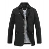 Chartou Men's Casual Notched Collar 3 Button Slim Corduroy-Twill Blazer Jacket - Shirts - $39.68 