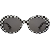 Checkered Sunglasses  - Sunglasses - $12.99 