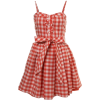 Checkered Dress - sukienki - 
