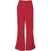 Cherokee 4101 Low Rise Flare Scrub Pant Red - Pants - $14.99 